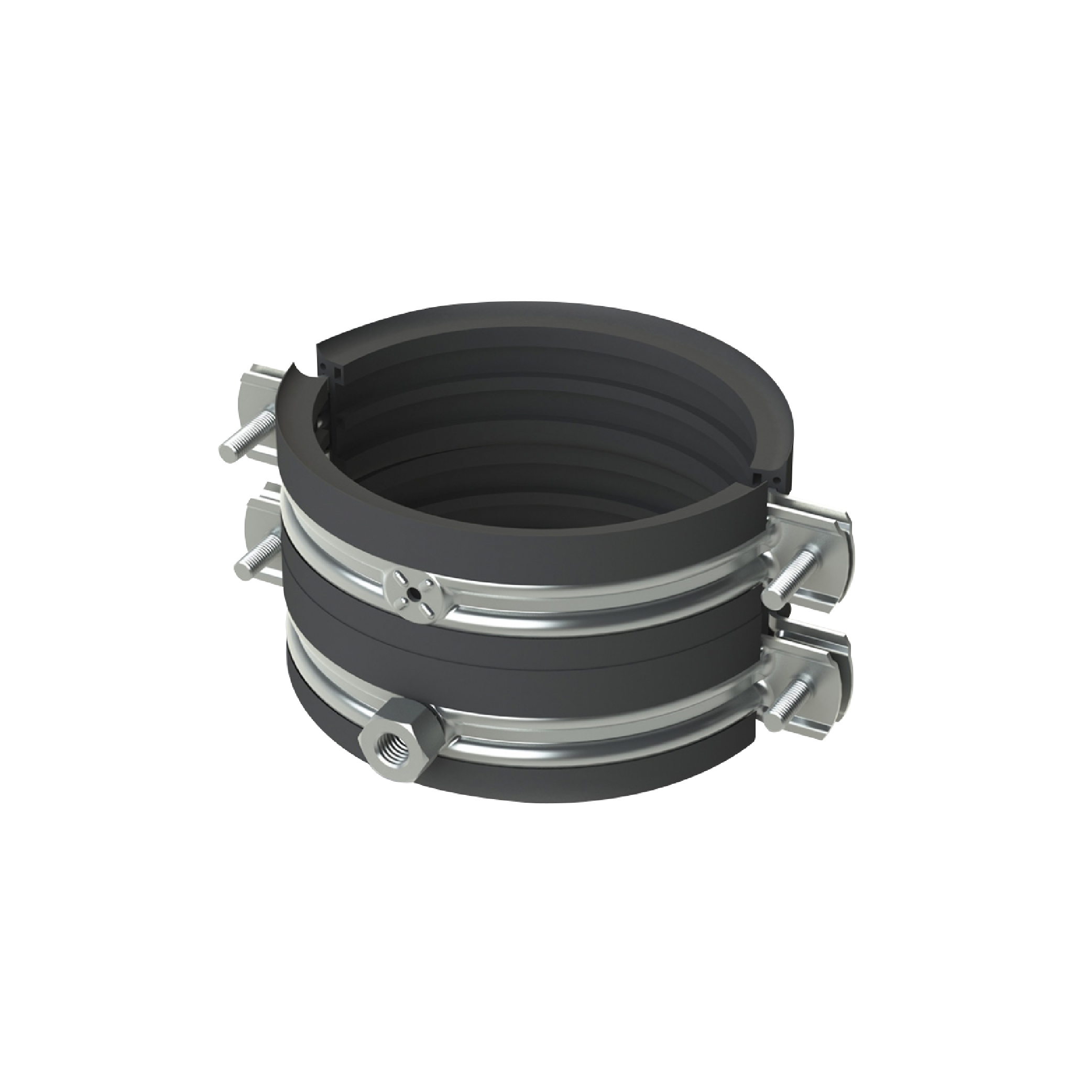 SESSİZ BORU  KELEPÇE SOMUNLU DİKEY